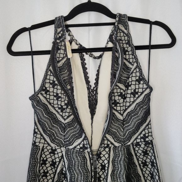 FREE PEOPLE Missed Connections Fit & Flare Dress 10 Fits Like 8 - Picture 9 of 10
